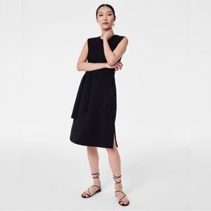 SPANX Air Essentials Black Midi Dress